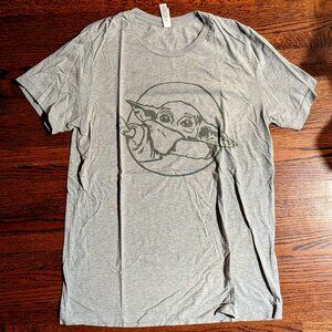 Baby Yoda Grogu Graphic Tee T-Shirt  - Adult - Medium